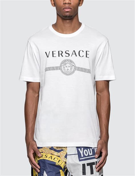 yellow versace t shirt|Versace men t shirt white.